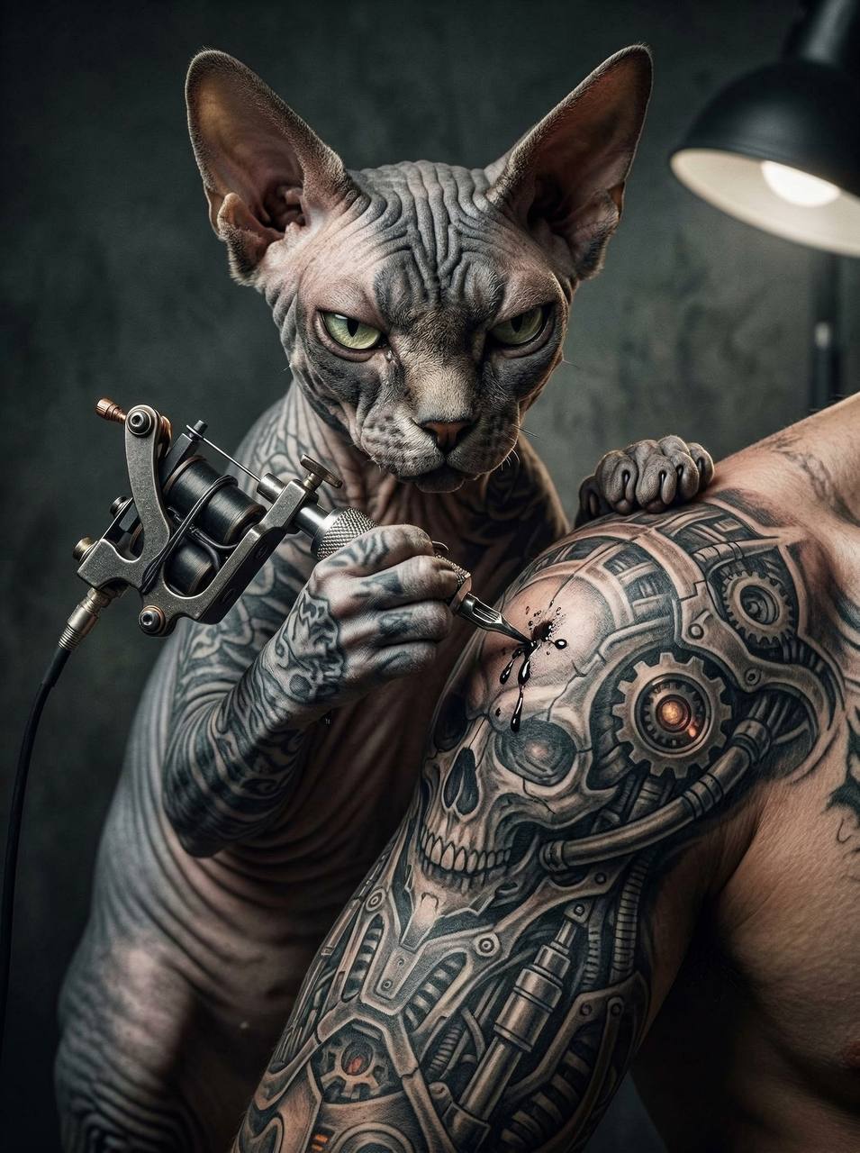 Филя и Люся — коты-сфинксы студии